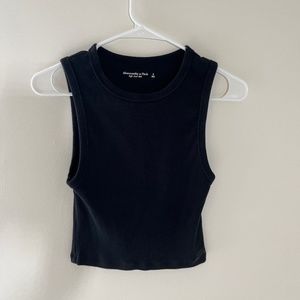 Abercrombie & Fitch Soft Rib Tank Size S Black